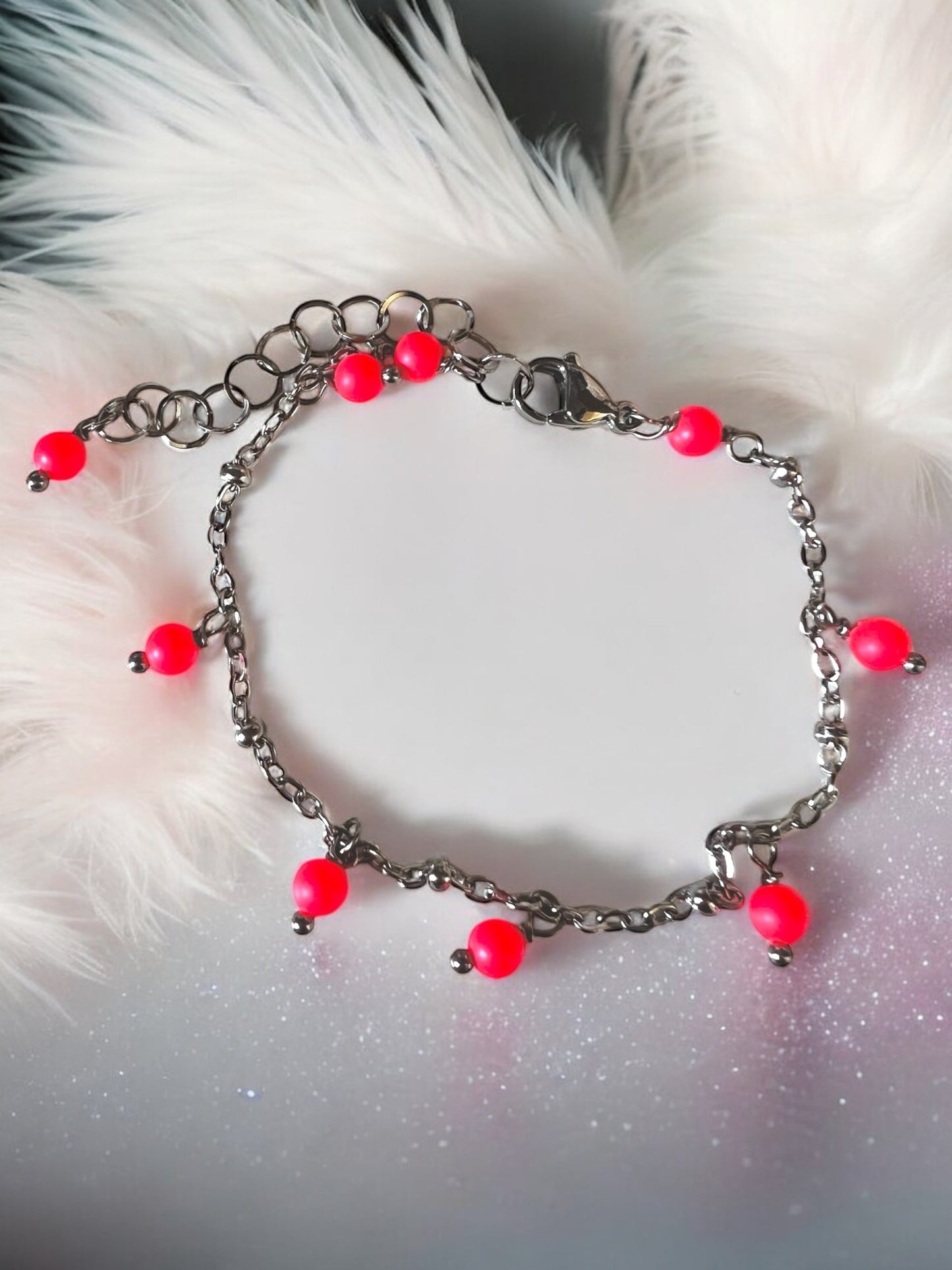 Bracciale in acciaio e perle Swarovski