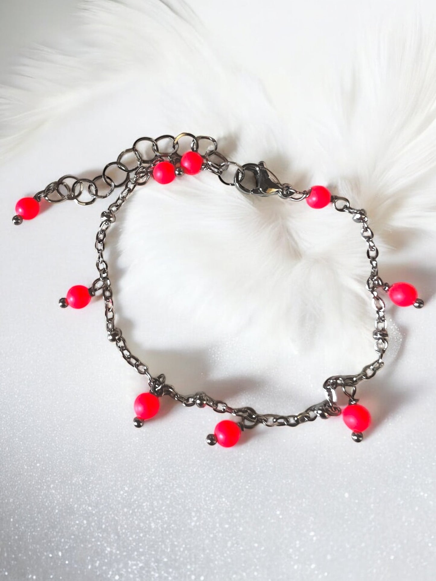 Bracciale in acciaio e perle Swarovski