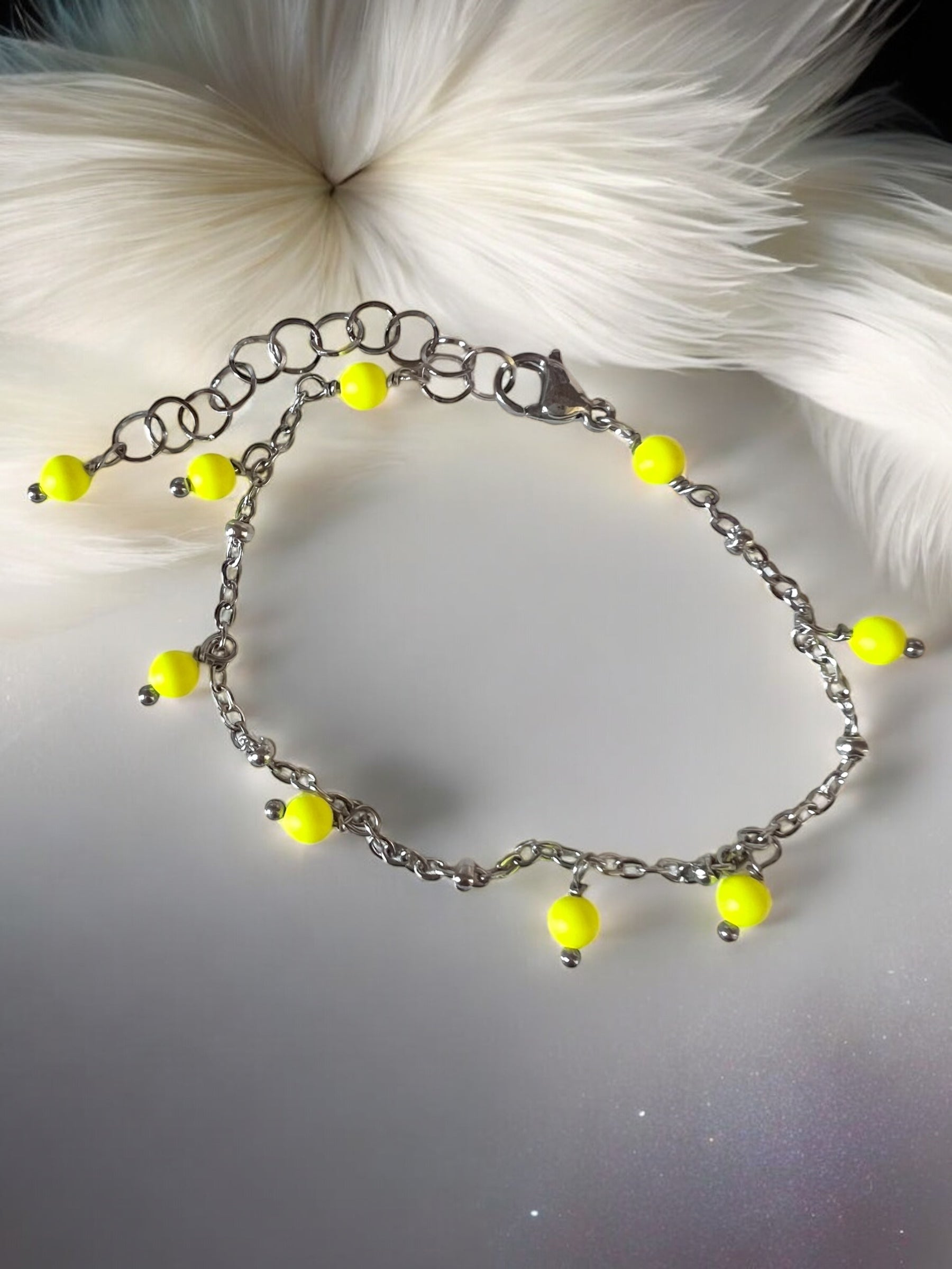 Bracciale in acciaio e perle Swarovski