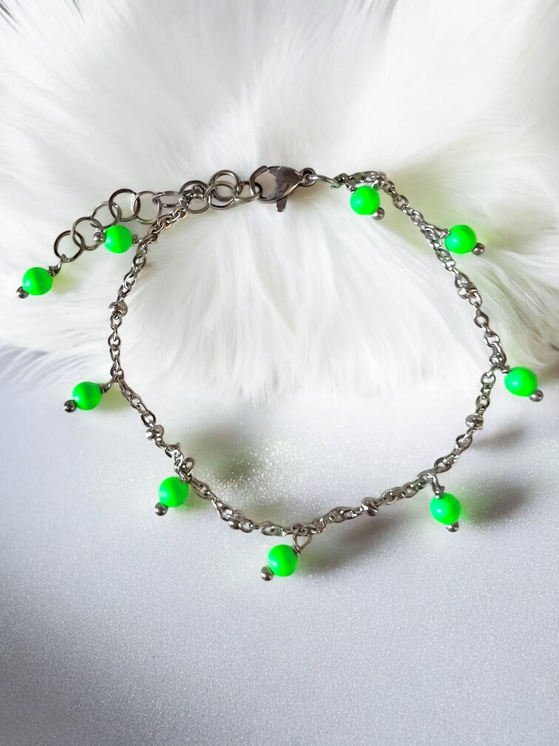 Bracciale in acciaio e perle Swarovski