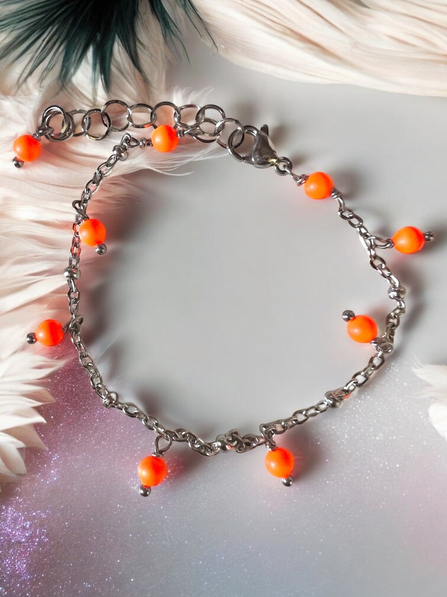 Bracciale in acciaio e perle Swarovski