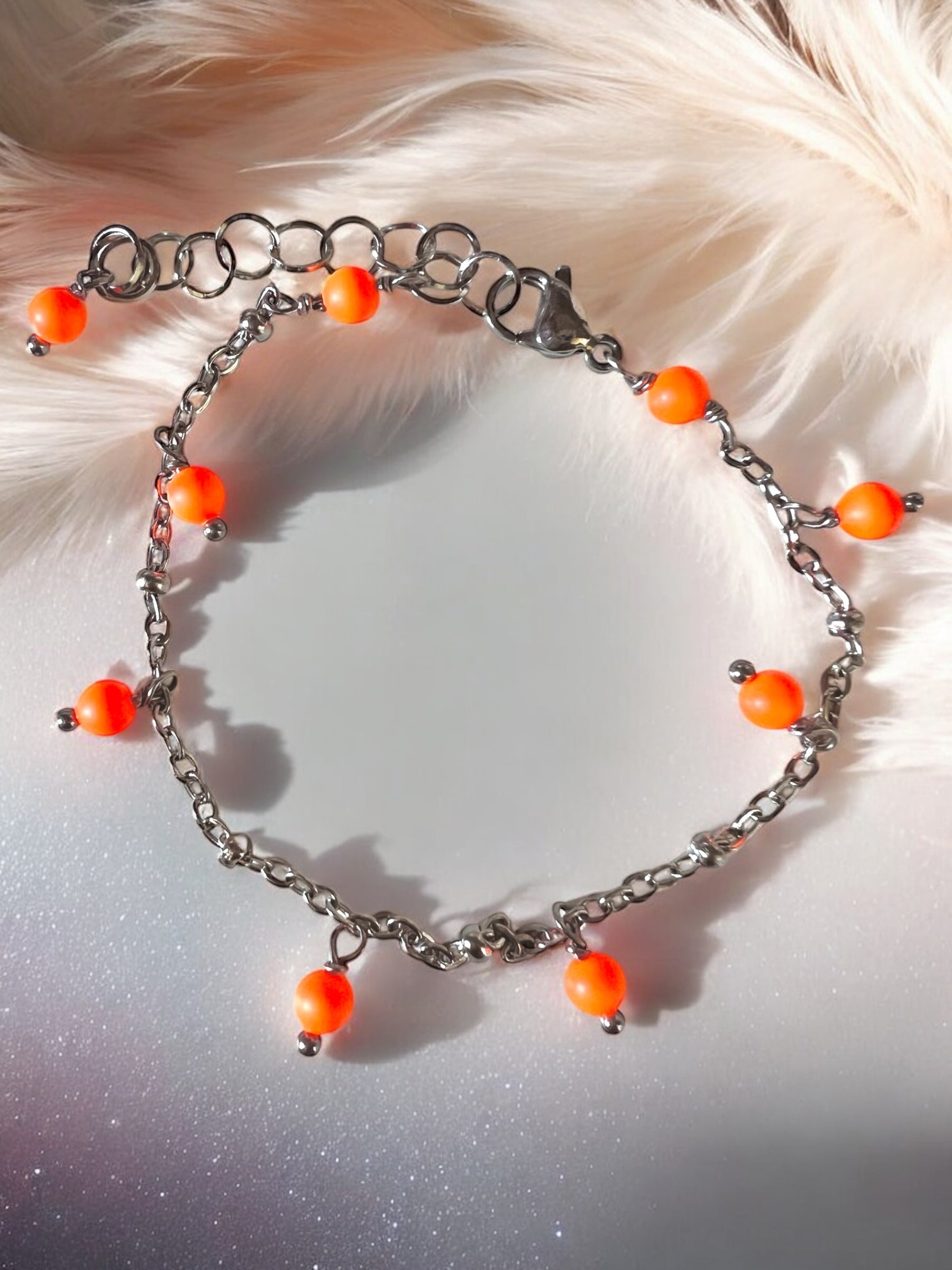 Bracciale in acciaio e perle Swarovski