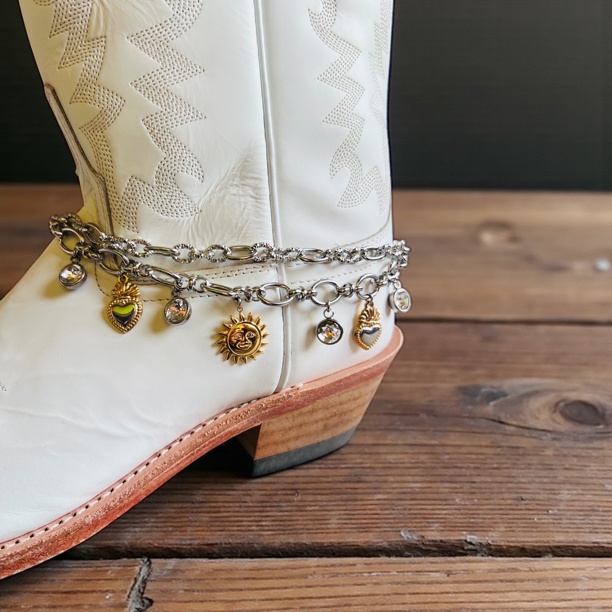 Cavigliera per stivali in acciaio