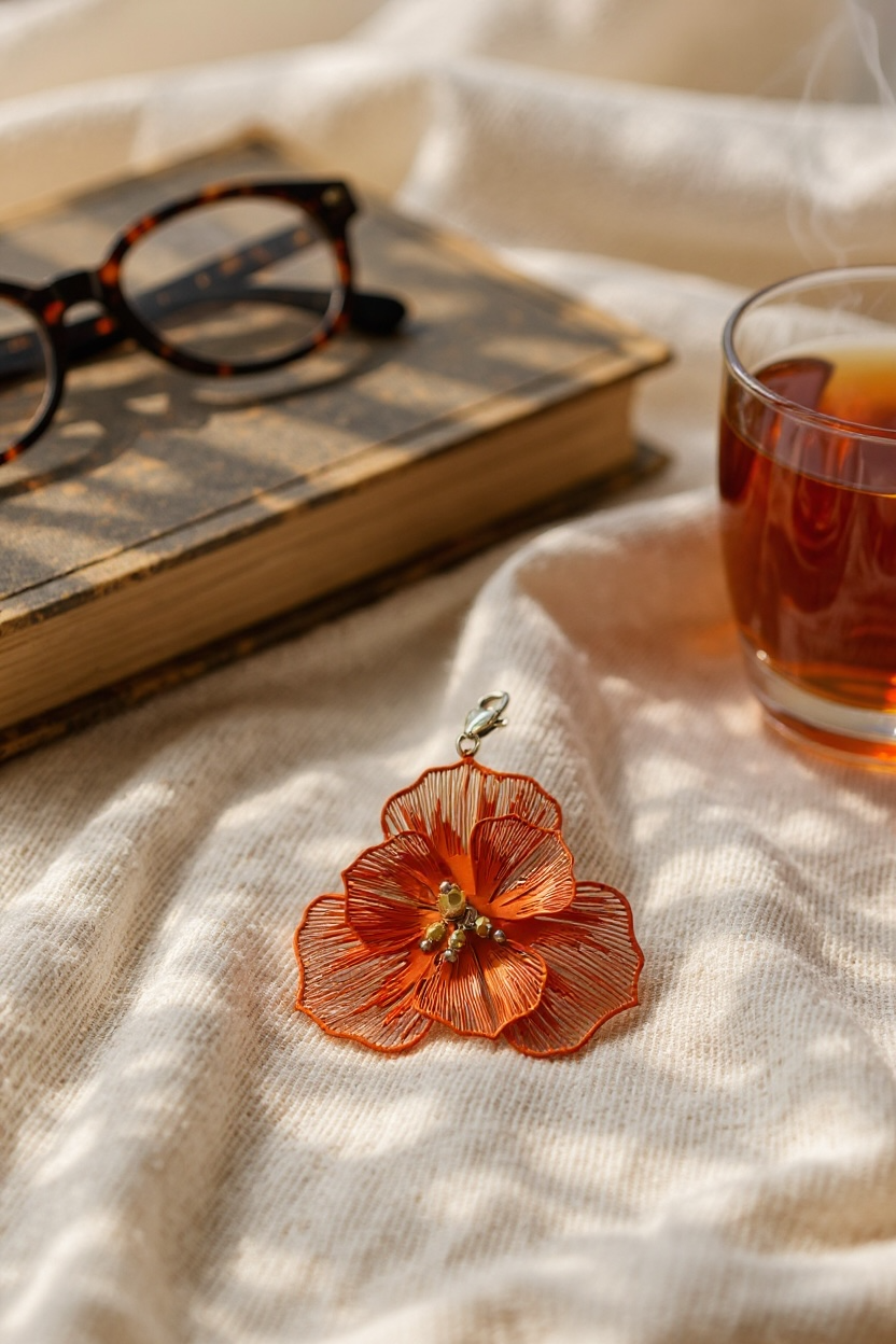 Mono orecchino in acciaio e cristalli