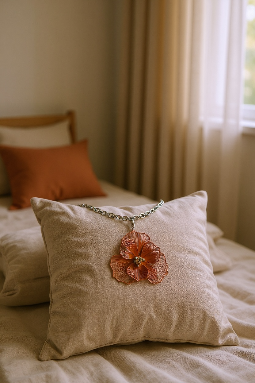 Mono orecchino in acciaio e cristalli