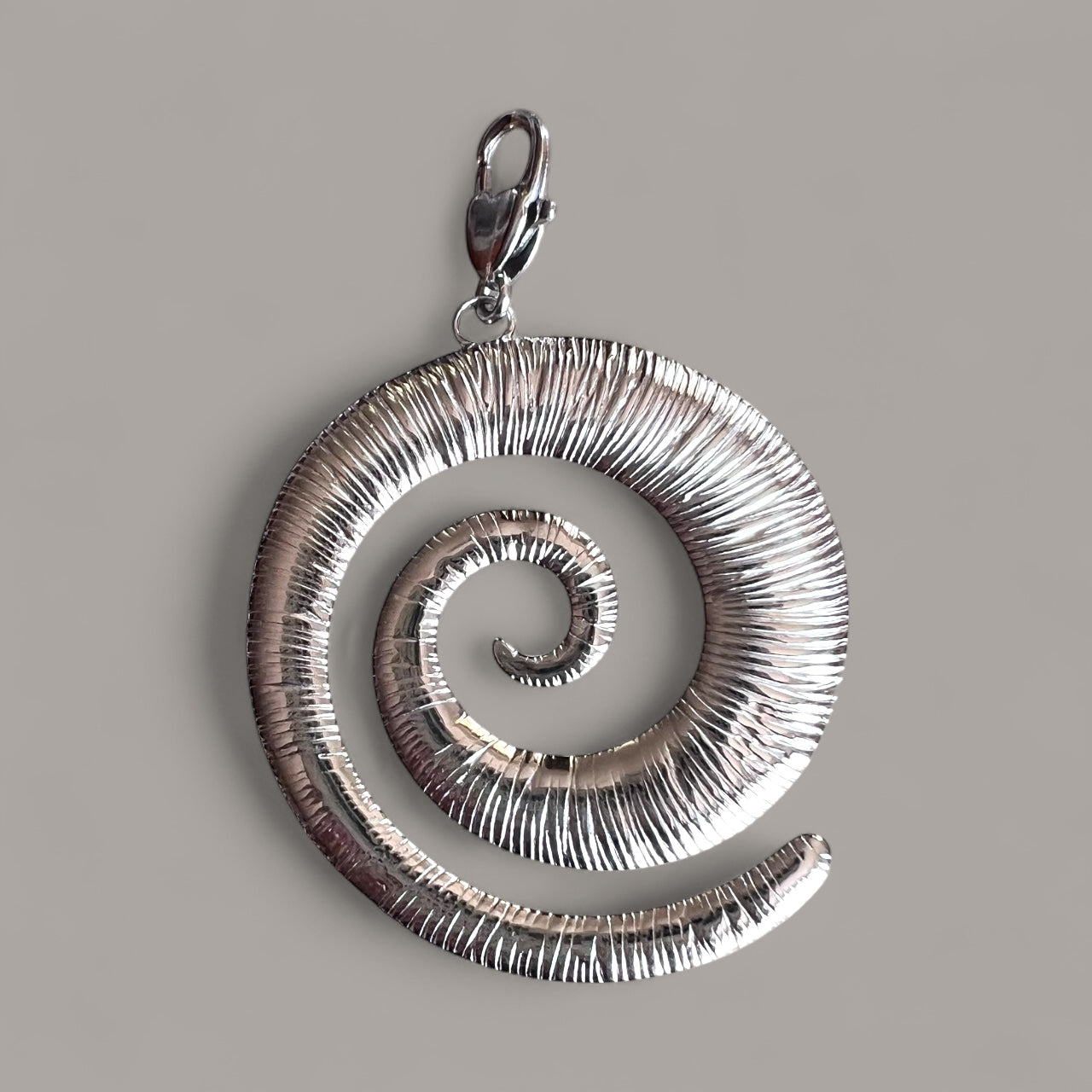 Ciondolo Spirale in acciaio