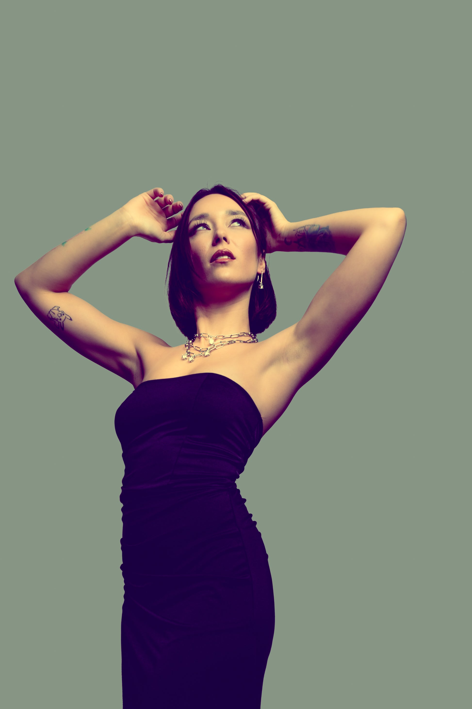 Orecchini in acciaio e moissanite