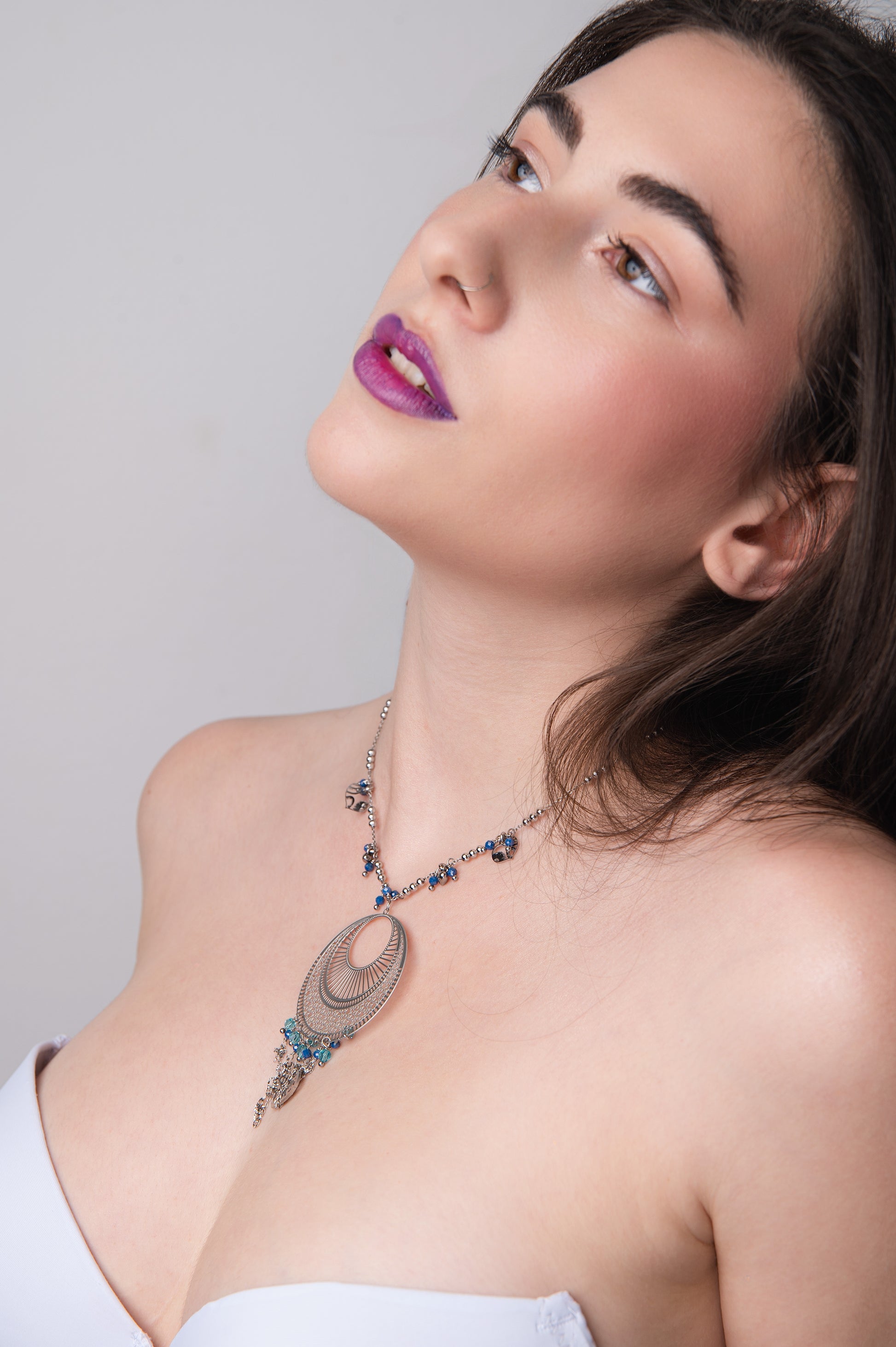 Collana Ibiza Mandala – Blu firmata Vizio Gioielli