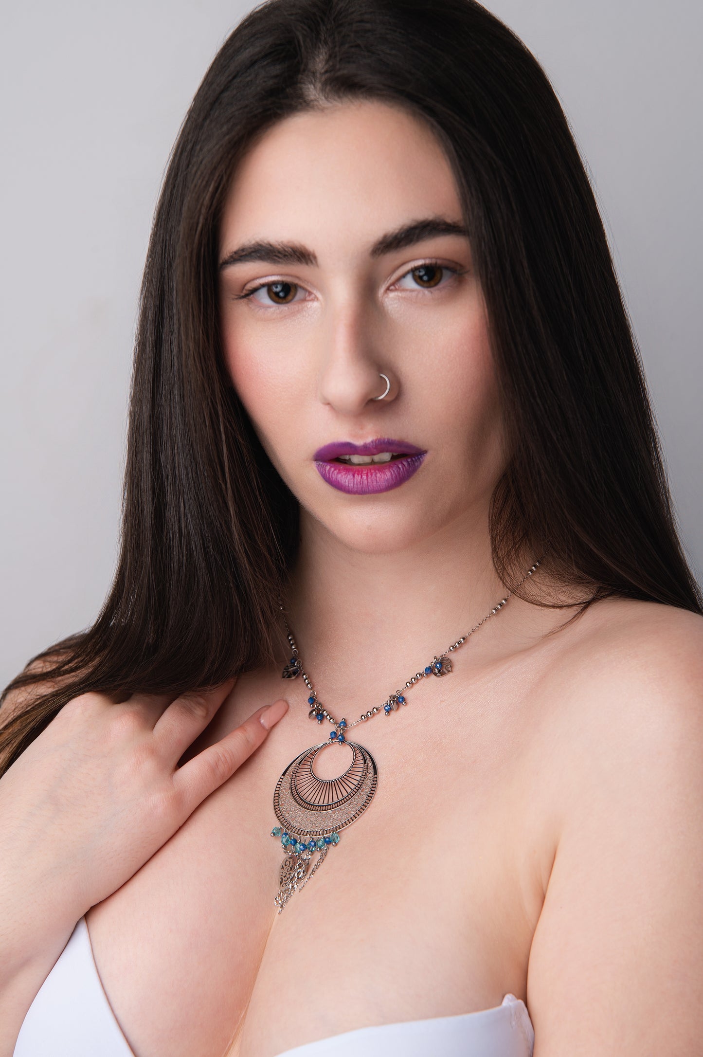Collana Ibiza Mandala – Blu firmata Vizio Gioielli